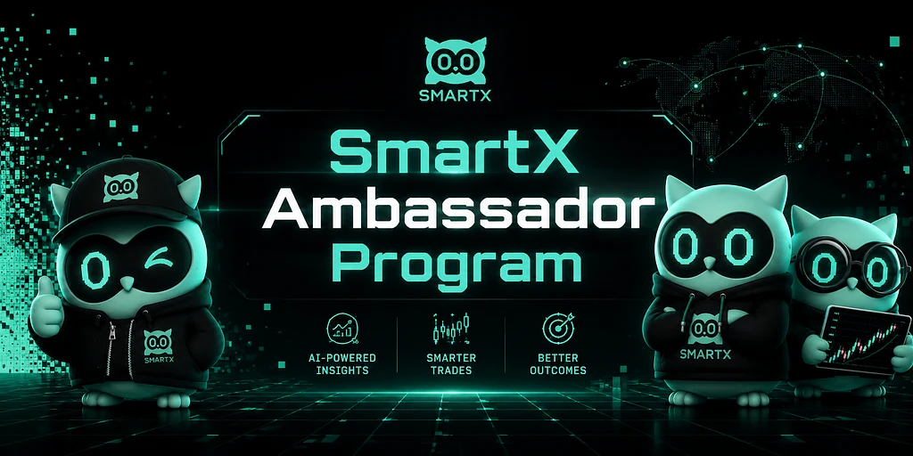 SmartX Ambassador Program with three SmartX owl characters